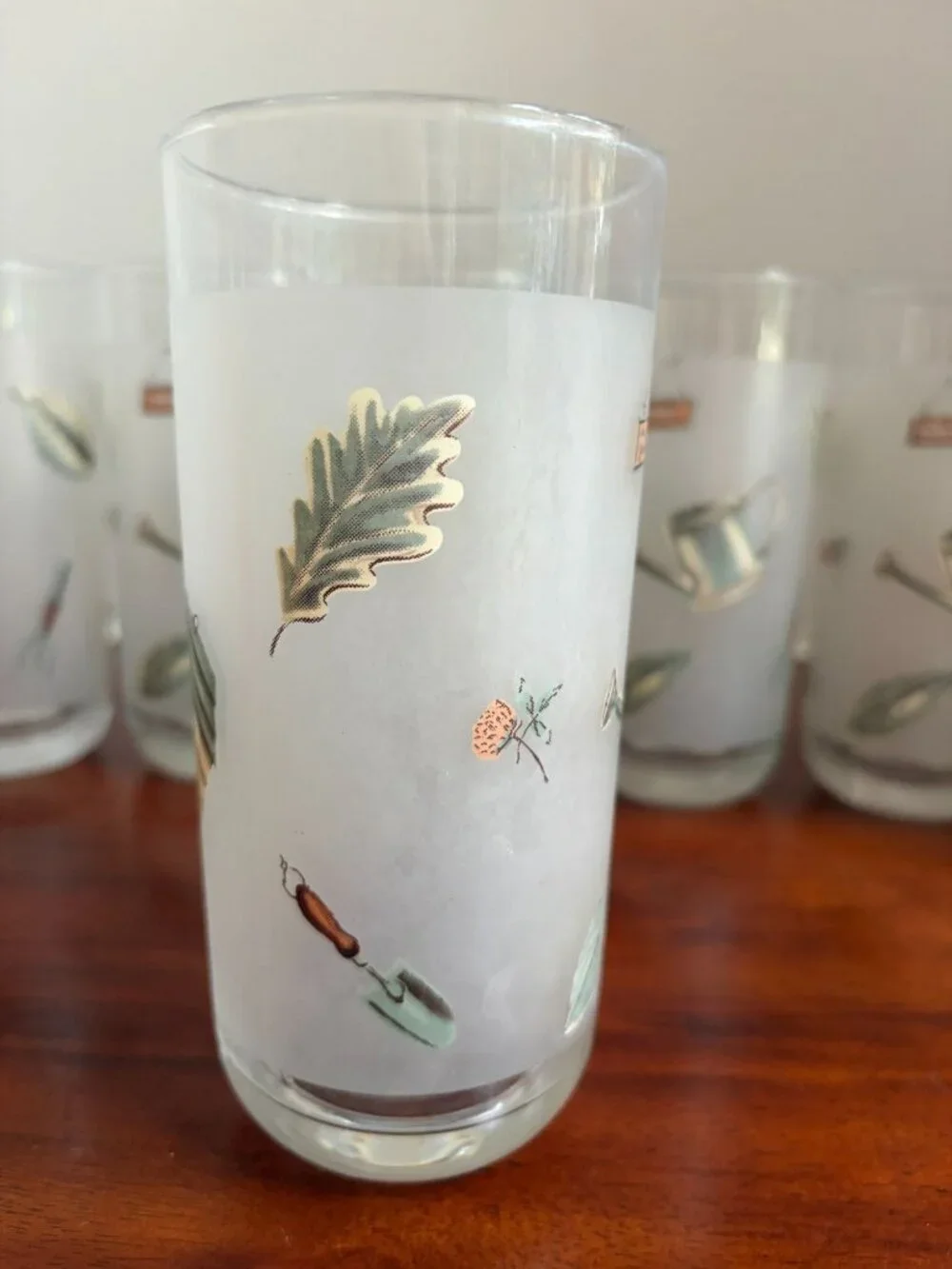 Pfaltzgraff Naturewood Frosted, 16 Ounce Drinking Glasses (Qty. 6)